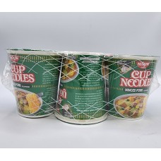 Nissin noodles cup minced pork, 77 g × 3