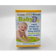 California nutrition Baby vitamin D3, 10 mlg