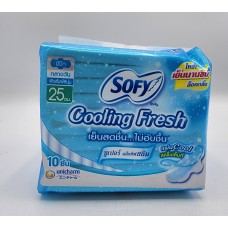 Sofy cooling fresh, 25 cm, 10 pieces 