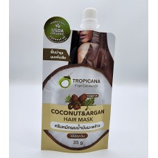 Coconut & Argan hair mask Tropicana, 35 ml