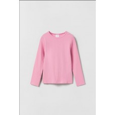 RIBBED TOP pink Zara