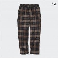 Brushed cotton easy ankle pants Uniqlo 