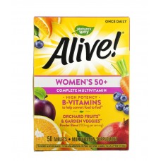 Alive women's 50+ multivitamin 50 tablets 