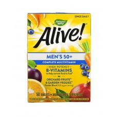 Alive men's 50+ multivitamin 50 tablets 
