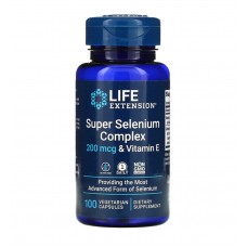 Super Selenium Complex & Vitamin E, 200 mcg, 100 Vegetarian Capsules